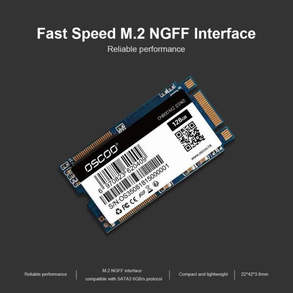 128Gb Ssd M.2 2242 Oscoo ON800 (2-Cut) - Image 2