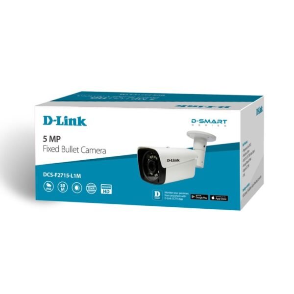 D-Link 5MP Bullet Metal Camera DCS-F2715-L1M | Extra Sale - Image 2