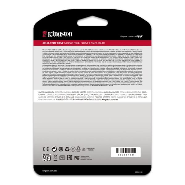 480Gb Ssd Kingston A400 2.5 Inch Sata - Image 3