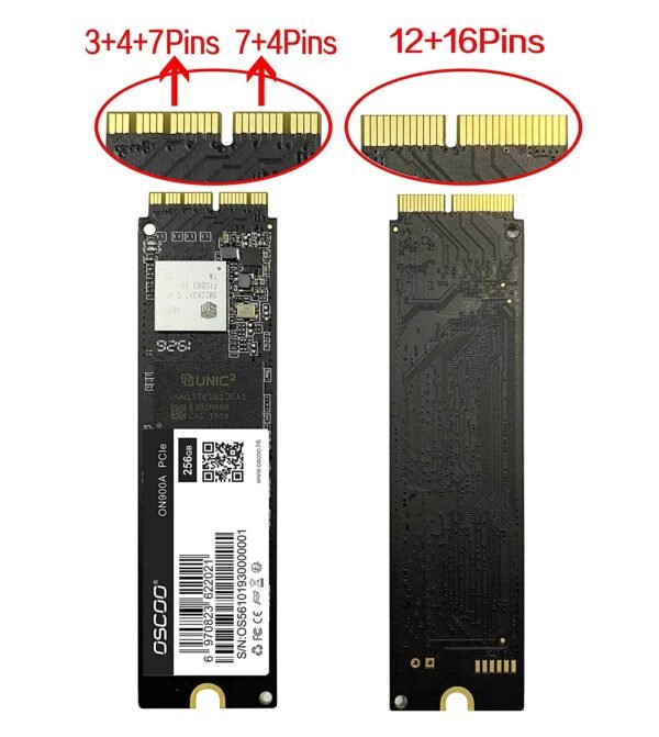 512Gb Apple Ssd NVMe PCIe Gen3x4 Oscoo ON900A (1-Cut) - Image 4