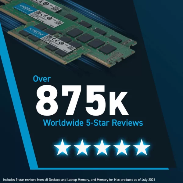 Crucial 16GB DDR5 4800MHz | Limited Lifetime Warranty - Image 3