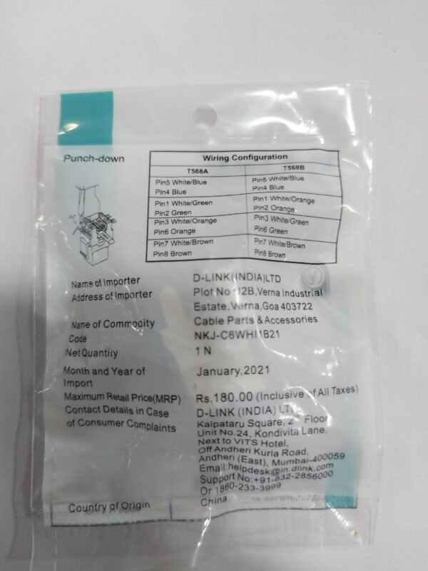 D-Link CAT6 UTP Keystone Jack | Extra Sale - Image 2