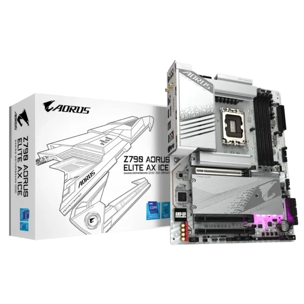 Gigabyte Z790 AORUS ELITE AX ICE DDR5 Motherboard | Extra Sale