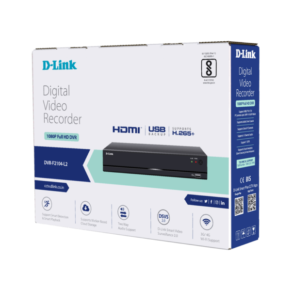 D-Link 4 Channel 5MP DVR-F2104-L2 | Extra Sale